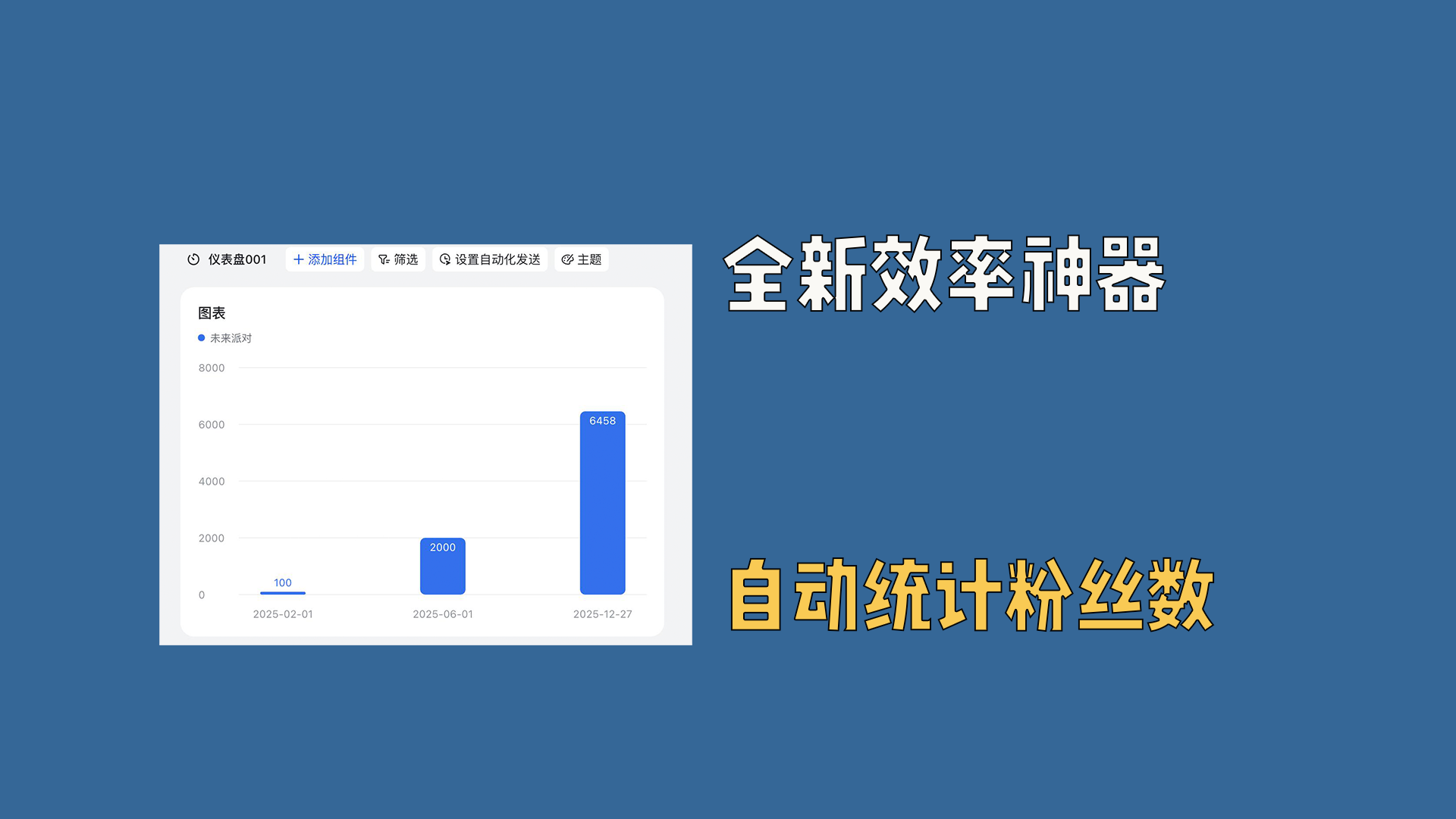 全新效率神器，自动统计粉丝增长记录