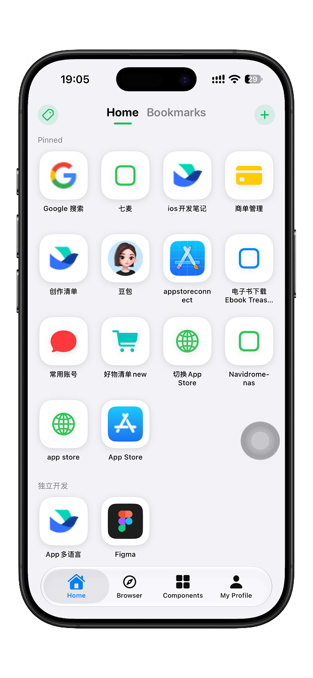 WebLike 多媒体内容浏览器的平铺书签首页